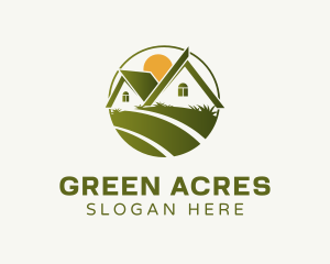 Grass - House Lawn Grass logo design