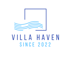 Villa - Cooling Airflow Window logo design