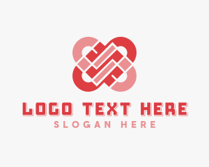 Love - Brick Interlocked Love logo design