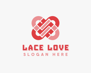 Brick Interlocked Love logo design