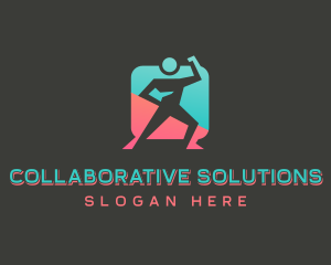 Teamwork - Business Coaching People logo design