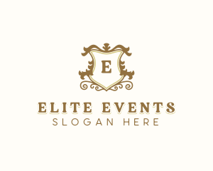 Events - Royalty Monarch Shield logo design