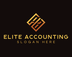 Finance Accounting Graph logo design