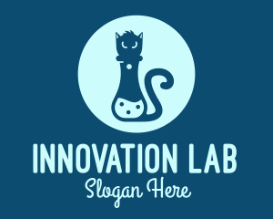 Experiment - Cat Science Laboratory logo design