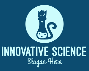 Cat Science Laboratory logo design