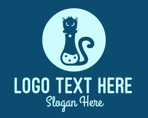 Toxic - Feline Lab logo design