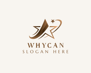 Swoosh Star Event Planner Logo