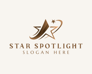 Swoosh Star Event Planner logo design