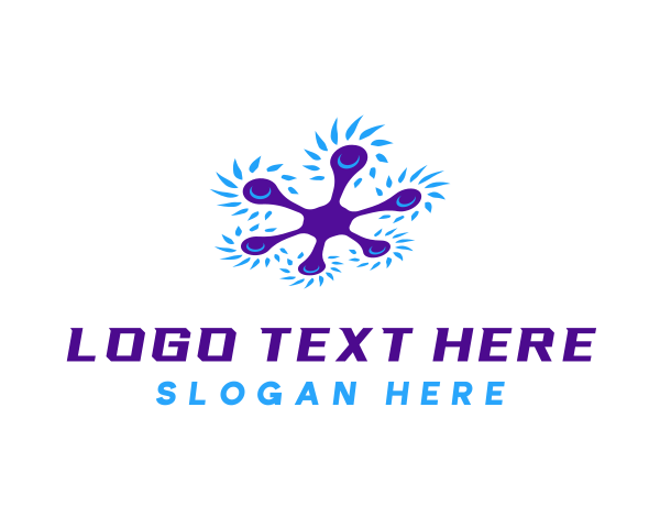 Technology - Drone Aerial Technology logo design