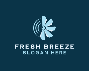 Breeze - HVAC Wind Ventilation logo design