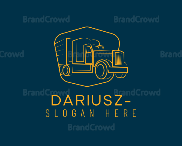 Haulage Trucking Delivery Logo