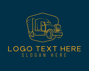 Delivery - Haulage Trucking Delivery logo design
