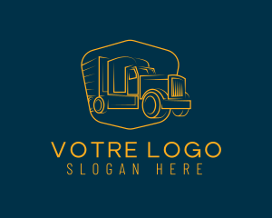 Haulage Trucking Delivery Logo