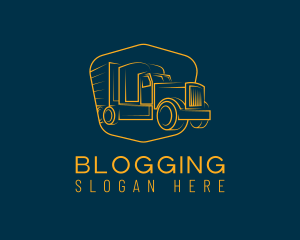 Trailer - Haulage Trucking Delivery logo design