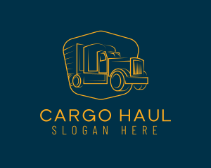 Haulage Trucking Delivery logo design