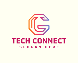 Letter G - Tech Blogger Content Creator logo design