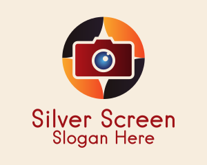 Colorful Camera Emblem  Logo