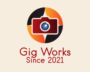 Gig - Colorful Camera Emblem logo design