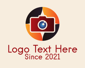 Photograph - Colorful Camera Emblem logo design
