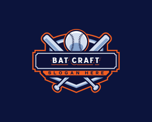 Baseball Bat Sports Club logo design