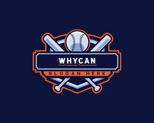 Catcher - Baseball Bat Sports logo design