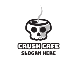 Hot Skull Cafe logo design