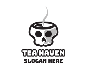 Hot Skull Cafe logo design