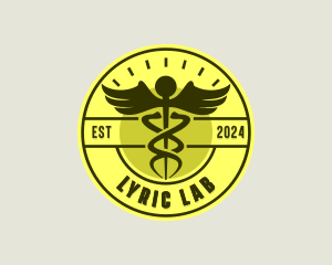 Pharmaceutical Caduceus Clinic logo design