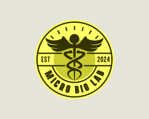 Pharmaceutical Caduceus Clinic logo design