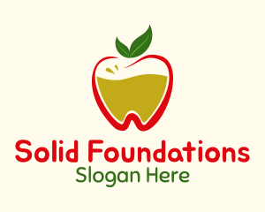 Healthy Apple Juice Logo