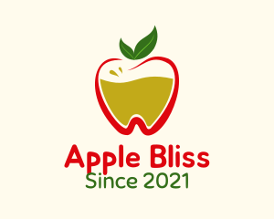 Healthy Apple Juice logo design