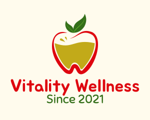 Healthy Apple Juice logo design