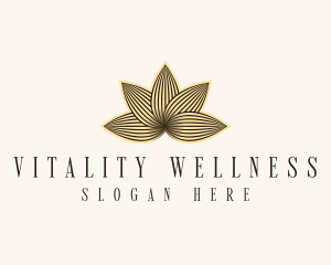 Gold Lotus Wellness logo design