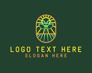 Vegan - Seedling Sunset Farm logo design