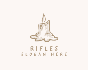 Melted Wax Candle Logo