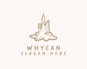 Melted Wax Candle Logo