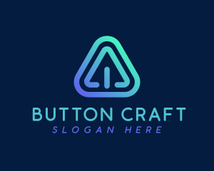 Electric Switch Button logo design