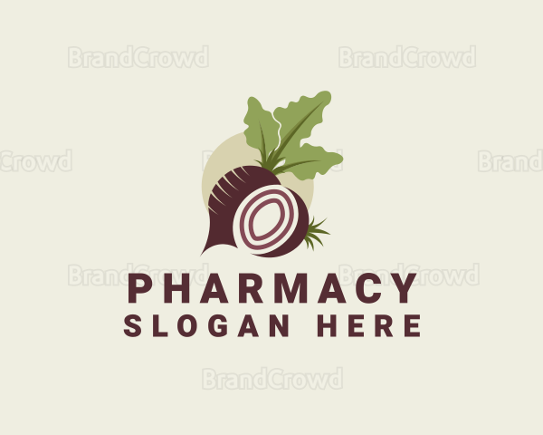 Beet Vegan Vegetable Logo