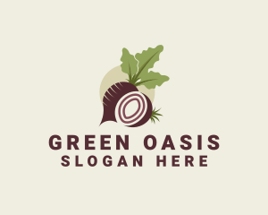 Beet Vegan Vegetable logo design