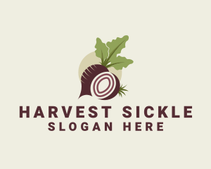 Beet Vegan Vegetable logo design