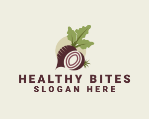 Beet Vegan Vegetable logo design