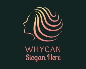 Woman Hair Spa Logo