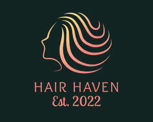 Woman Hair Spa logo design