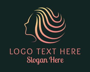 Woman Hair Spa Logo