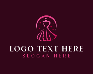Seamstress - Elegant Mannequin Tailor logo design