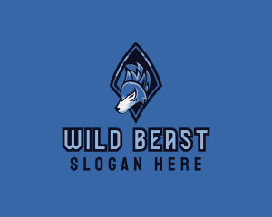 Wild Wolf Emblem logo design