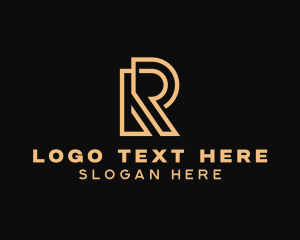 Enterprise - Corporate Business Letter R logo design