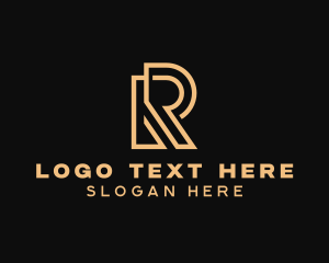 Letter R - Corporate Business Letter R logo design