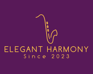 Classical - Elegant Saxophone Music logo design