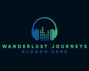 Playlist - DJ Audio Studio logo design